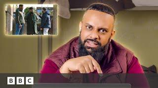 Guz Khan Reacts To Hilarious Moments from Man Like Mobeen  Man Like Mobeen - BBC