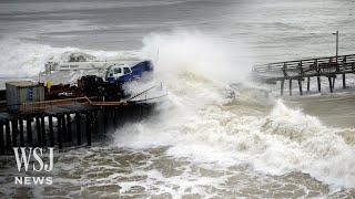 Watch Massive Waves Batter California Coast  WSJ News