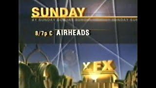 Airheads on FX Major Movie Sunday promo 1998