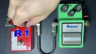 AMT R1 preamp pedal with Ibanez TS9 Jackson JUGG MM HT6.