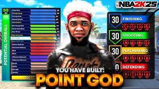 BEST POINT GUARD BUILD IN NBA 2K25 LIMITLESS RANGE + 99 SPEED W DUNKS best build 2k25