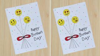 Best Brothers Day Card idea 2024  Easy DIY Brothers Day Card Making  Handmade Card