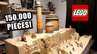 Huge LEGO Star Wars Jabbas Palace with Interior 150000 Pieces