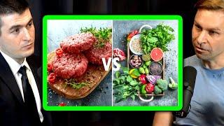 Meat-based vs Plant-based Diet for Longevity  David Sinclair and Lex Fridman