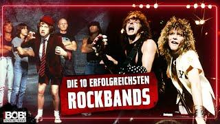 Die 10 erfolgreichsten Rockbands