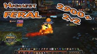 FERAL ARENA  2900+  BfA  Highest Feral Season 2