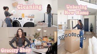 Clean with Me Grocery Shopping & Unboxing New Home Furniture  Motivation to Get it All Done