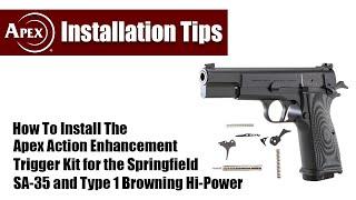 How to Install the Apex Action Enhancement Trigger Kit for the Springfield SA-35 and Type 1 BHP