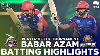 Babar Azam Batting Highlights  Lahore vs Karachi  Final Match  HBL PSL 2020  MB2E