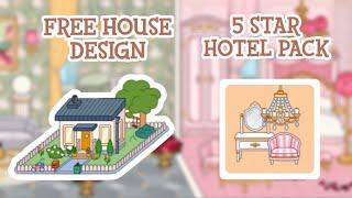 Free House + 5 Star Hotel Pack Design   Toca Boca  Toca Life World