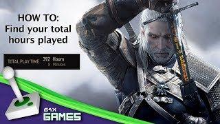 Witcher 3 - How to find your total hours played - The Witcher 3 Wild hunt - Total play time