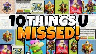 10 Things YOU MISSED in the Clash of Clans Winter Update 2023
