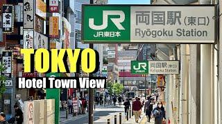 Tokyo’s Hotel “Budget” Town  Ryogoku & Sumo Arena Street View