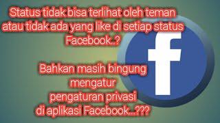 Pengaturan privasi pada aplikasi Facebook