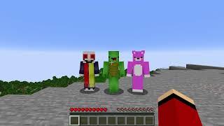 JJ vs. 3 Hunters in Minecraft