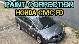 Detailing Mobil  Paint Correction  HONDA CIVIC FD  Before After Video