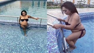 Nandita Dutta Sexy Bikini Shoot in Swimming Pool