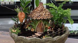 Fairy House Made from the Garden  Garden Answer