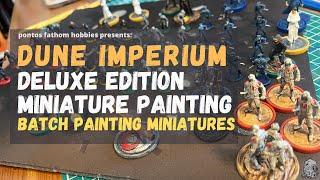 Dune Imperium Boardgame - Deluxe Edition - Tabletop Miniature Painting - Batch Miniature Painting