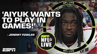 Why did the Brandon Aiyuk deal FINALLY get done?  He wanted to PLAY - Fowler  NFL Live