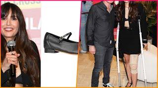 Nina Dobrev didnt let her knee injury stop her from wearing the most popular shoe of the