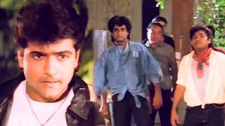 अरमान कोहली को मारने आये जोहनी लीवर के गुंडे  Movie Name  Juaari 1994  Action Movie Scene