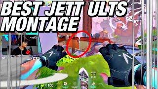 BEST JETT ULTIMATE PLAYS IN VALORANT SO FAR - BEST OF JETT VALORANT MONTAGE 