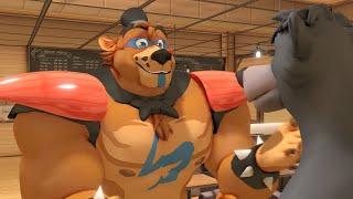 Glamrock Freddy conoce a Baloo - Animacion 3D