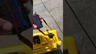 Solar panel charging DIY made DeWalt boombox