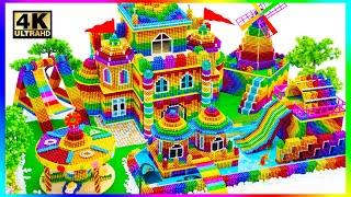 ASMR Video  Super Fun Summer Theme Park Playground Have Castle For Hamster Princess