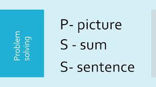 PROBLEM SOLVING USING THE PSS METHOD SUBTRACTION 1   SD 480p