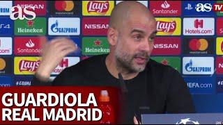 Dejó congelada la sala de prensa Guardiola sobre el Madrid y la Copa de Europa...