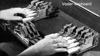 The Voder 1939  the worlds first electronic voice synthesizer