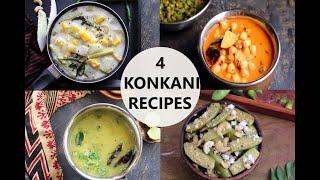 4 KONKANI RECIPES  SOUTH CANARA KONKANI RECIPES