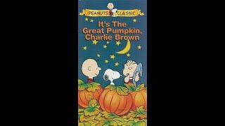 Opening To Its The Great Pumpkin Charlie Brown 1997 VHS 2000 Reprint - Reversed