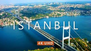 Flying over ISTANBUL 4K UHD Drone Film + Best Ambient Piano Music For Stress Relief Meditation