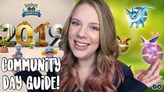 DECEMBER COMMUNITY DAY 2019 GUIDE + How to Get all Eevee Evolutions In Pokémon Go