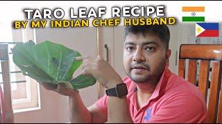 INDIA  Taro leaf recipe by INDIAN HUSBAND ᐧ Finally got a proper car parking ︎Filipino Indian