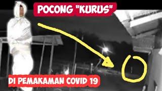 HOROR pocong loncat pargoy di makam covid-19 #hororscopes #penampakan