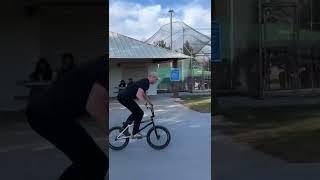 Don’t throw your bike like this guy 