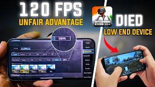 Bgmi 120Fps Unfair Advantage  Bgmi 120Fps in 3.2 Update 