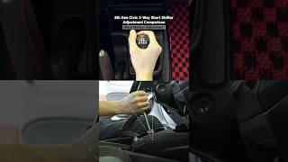 ACUiTY 8th Gen. Civic Short Shifter Adjustment Comparison 3-Way Adjustable