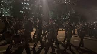 Coronation Rehearsal   Royal Air Force March to Parliament Square at Midnight