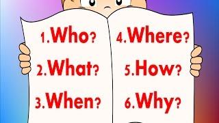 6 Questions  Fun Reading & Writing Comprehension Strategy For Kids  Jack Hartmann