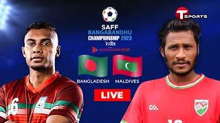 LIVE  Bangladesh vs Maldives  SAFF Championship 2023  Football  T Sports