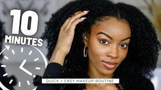 QUICK & EASY 10 MINUTE MAKEUP ROUTINE  Slim Reshae