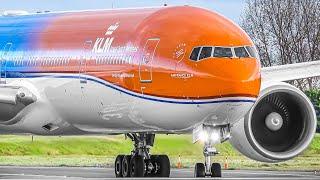 200 CLOSE UP TAKEOFFS and LANDINGS in 2 HOURS  Amsterdam Airport Schiphol Plane Spotting AMSEHAM