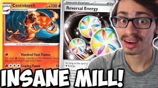 MILL 15+ Cards In 1 Turn Insane Centiskorch Reversal Energy Deck Paldea Evolved PTCGL