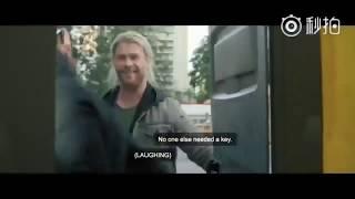 Thor Ragnarok   Loki locked in the street toilet   Deleted scene