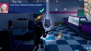 Find Tover Tokens in condo canyon All Locations - Fortnite